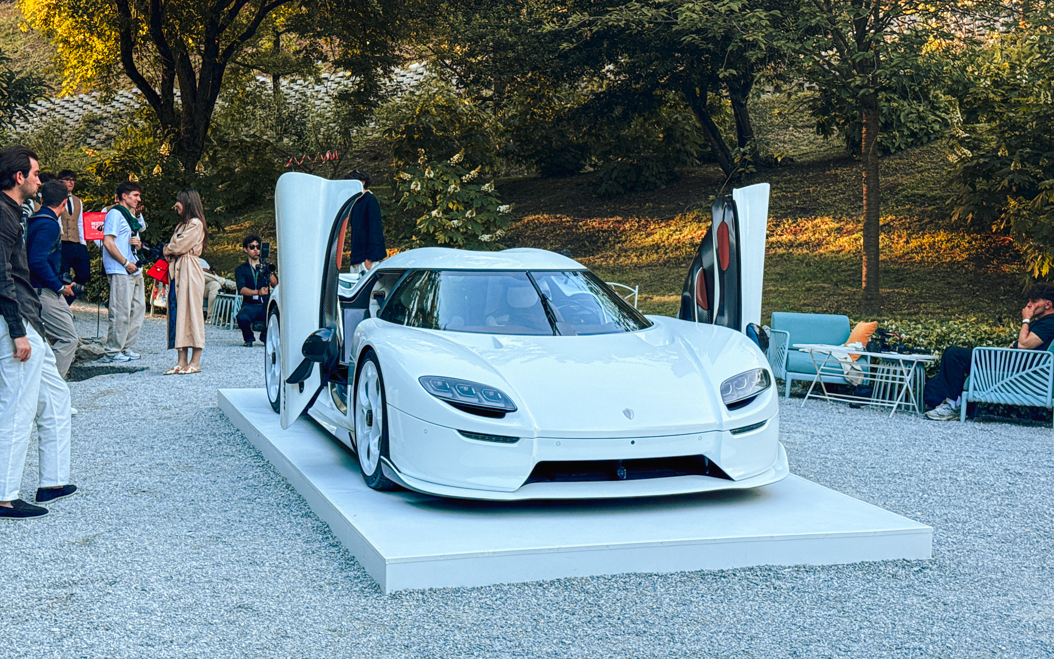 Koenigsegg stand at FuoriConcorso