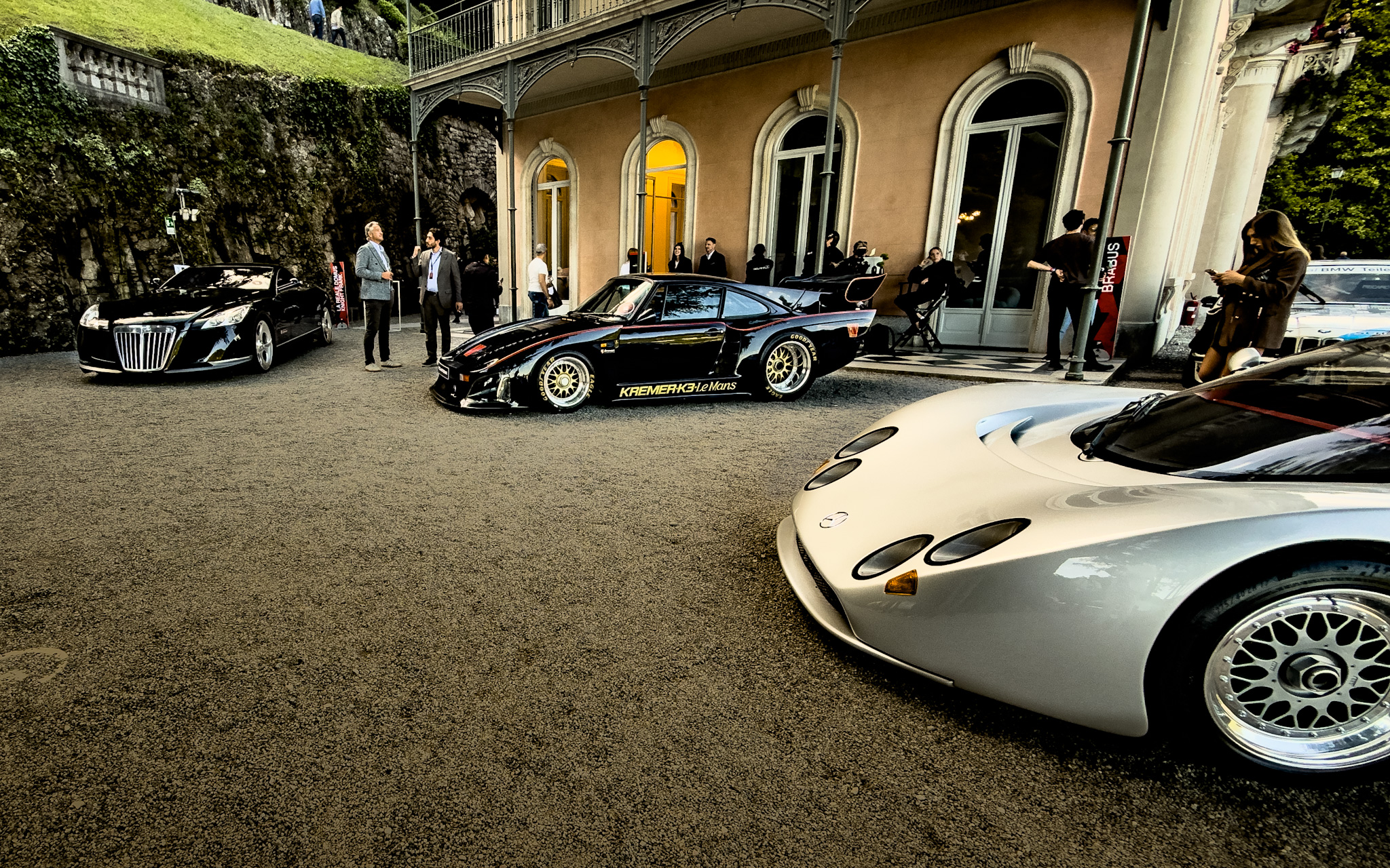 Kremer K3 Le Mans, Walter Wolf's road-going car, outside the villa